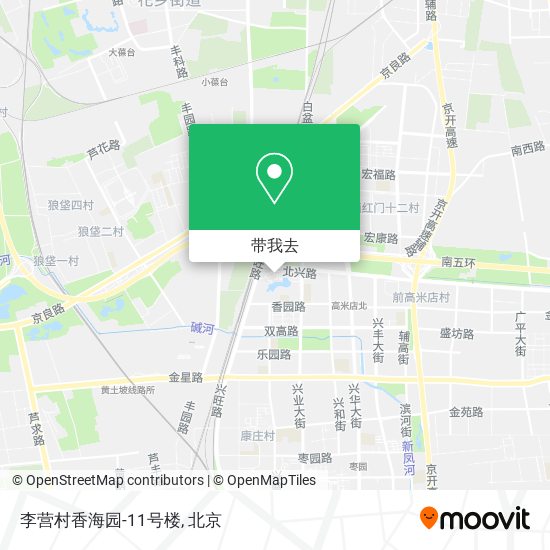 李营村香海园-11号楼地图