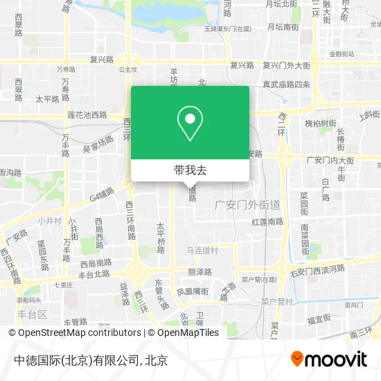 中德国际(北京)有限公司地图