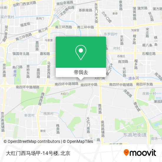 大红门西马场甲-14号楼地图