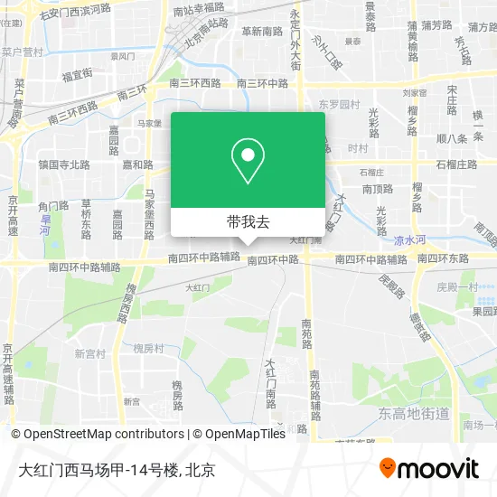 大红门西马场甲-14号楼地图