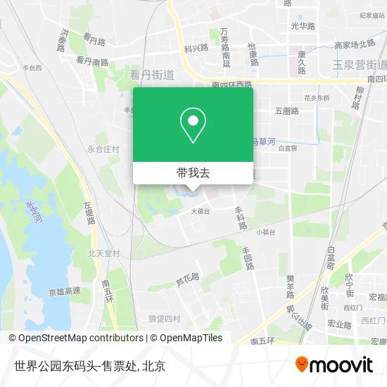 世界公园东码头-售票处地图