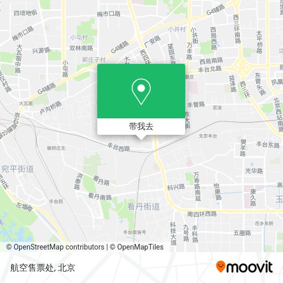 航空售票处地图