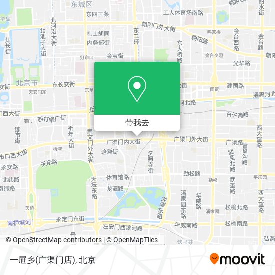 一屉乡(广渠门店)地图