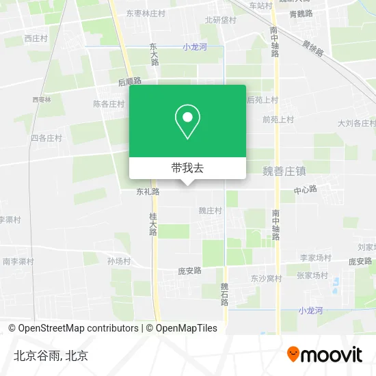 北京谷雨地图