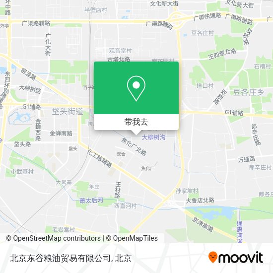 北京东谷粮油贸易有限公司地图
