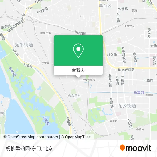 杨柳垂钓园-东门地图