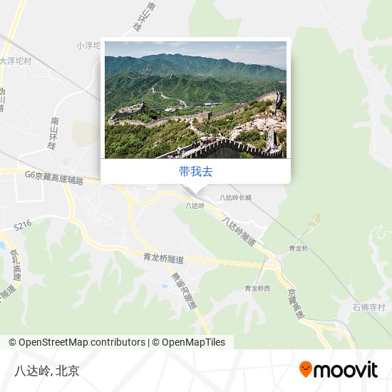 八达岭地图