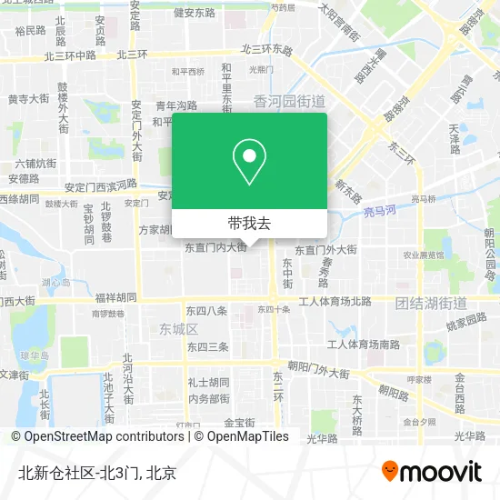 北新仓社区-北3门地图