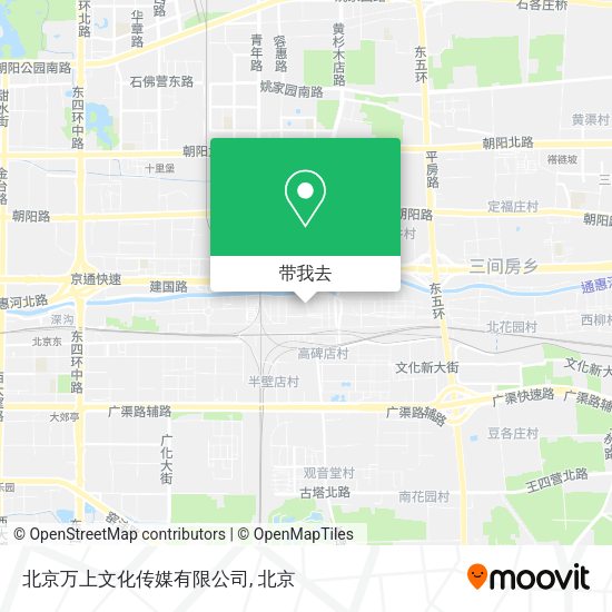 北京万上文化传媒有限公司地图