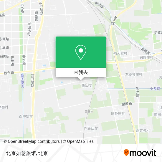 北京如意旅馆地图