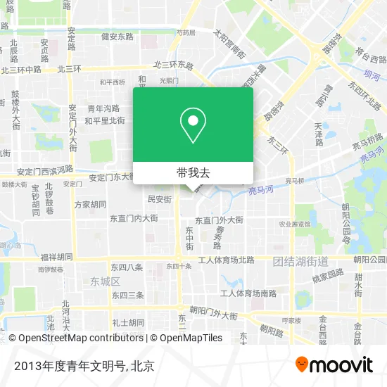 2013年度青年文明号地图