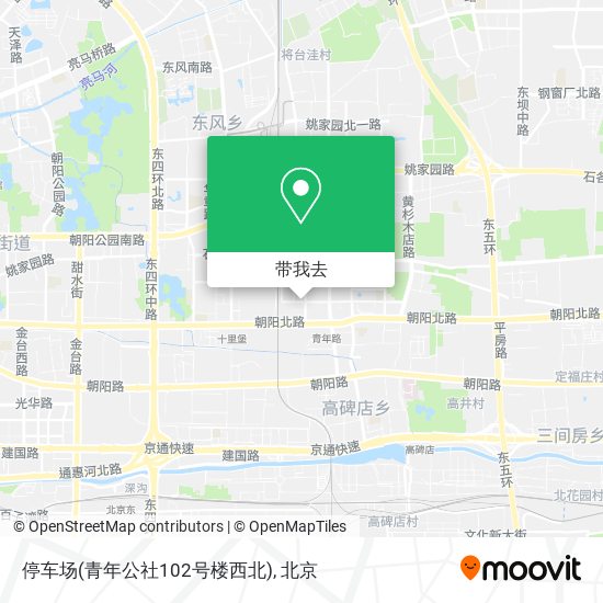 停车场(青年公社102号楼西北)地图