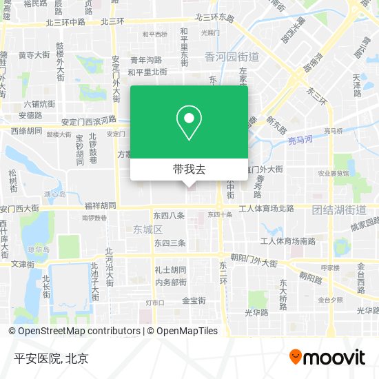 平安医院地图
