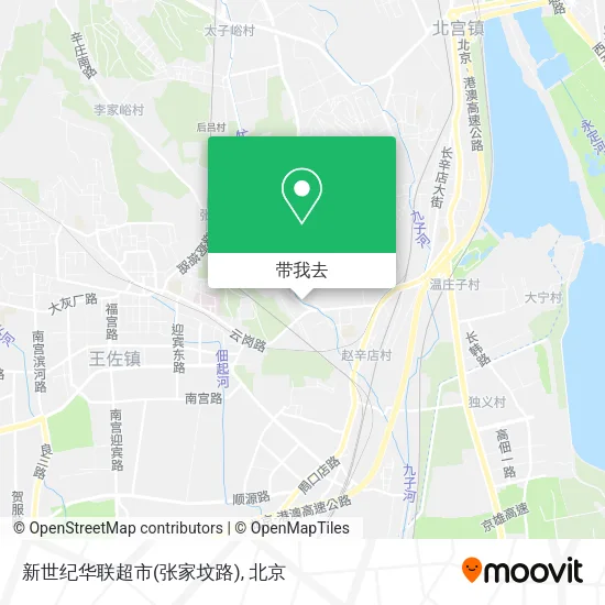 新世纪华联超市(张家坟路)地图