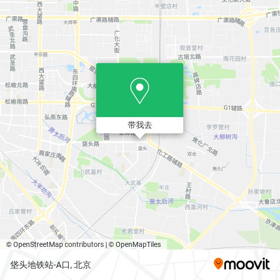 垡头地铁站-A口地图