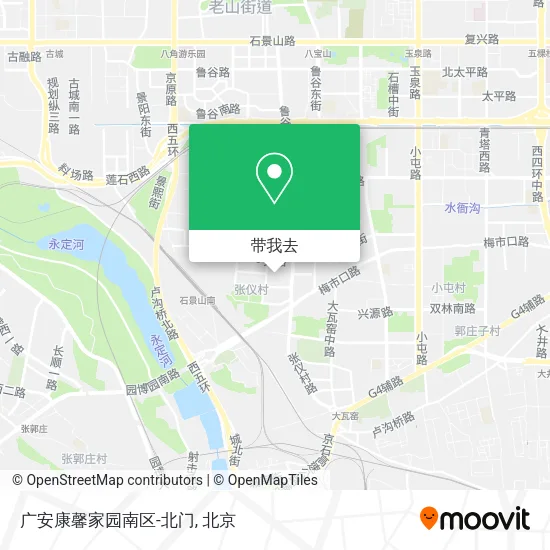 广安康馨家园南区-北门地图