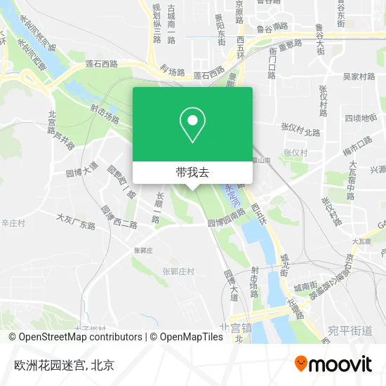 欧洲花园迷宫地图