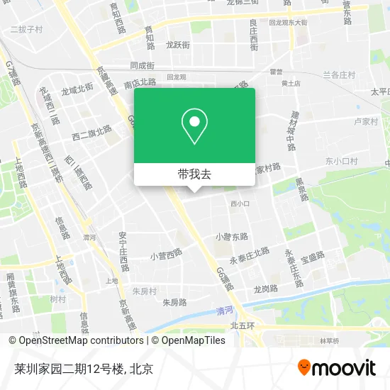 莱圳家园二期12号楼地图