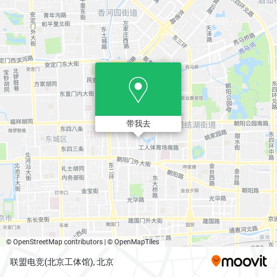 联盟电竞(北京工体馆)地图