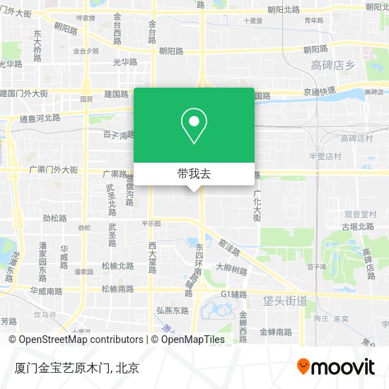 厦门金宝艺原木门地图