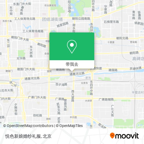 悦色新娘婚纱礼服地图