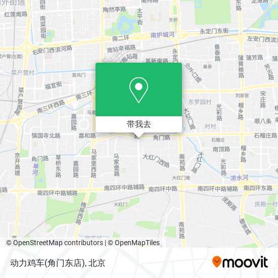 动力鸡车(角门东店)地图