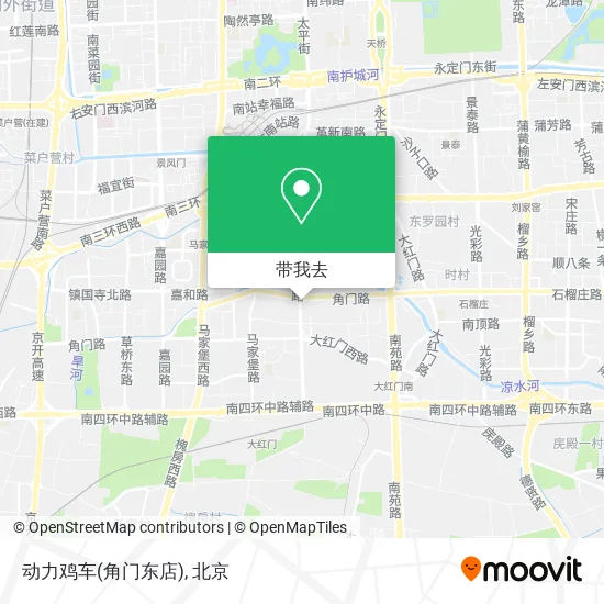 动力鸡车(角门东店)地图