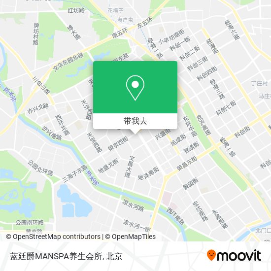 蓝廷爵MANSPA养生会所地图