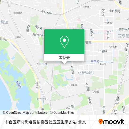 丰台区新村街道富锦嘉园社区卫生服务站地图