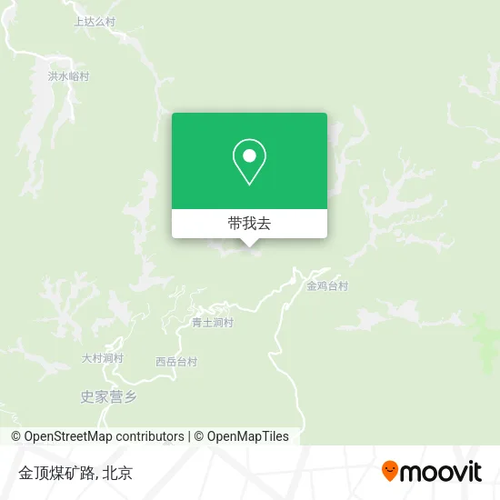 金顶煤矿路地图