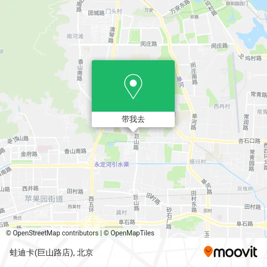 蛙迪卡(巨山路店)地图