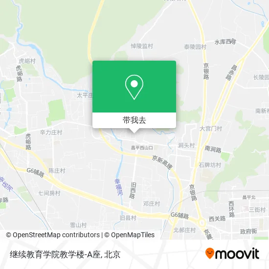 继续教育学院教学楼-A座地图