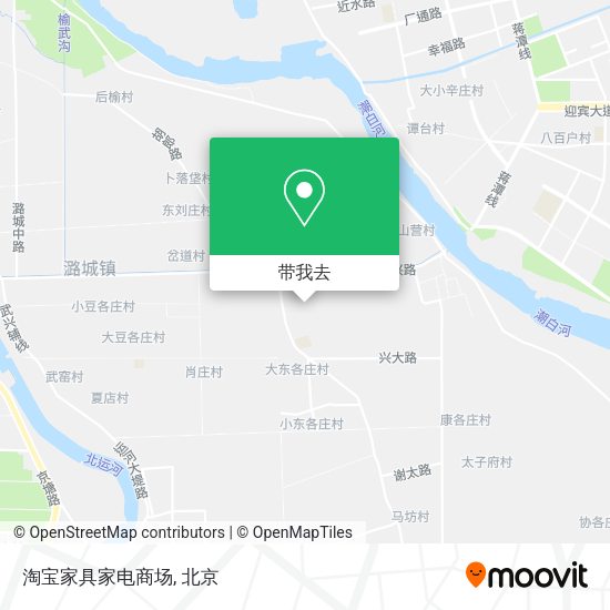 淘宝家具家电商场地图