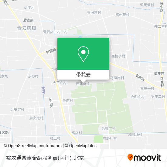 裕农通普惠金融服务点(南门)地图