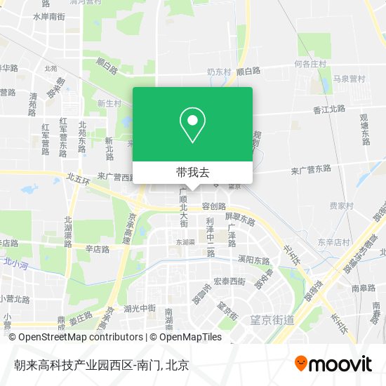 朝来高科技产业园西区-南门地图