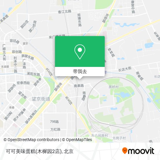 可可美味蛋糕(木樨园2店)地图
