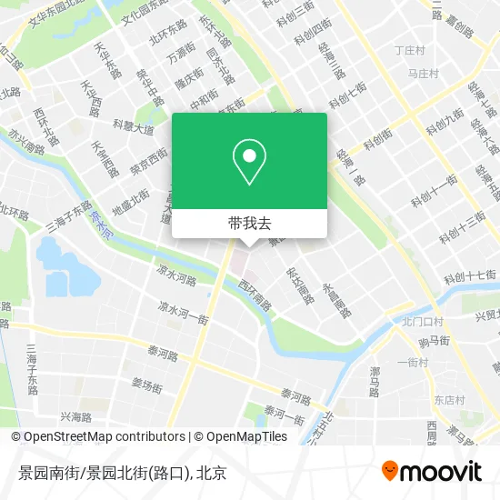 景园南街/景园北街(路口)地图