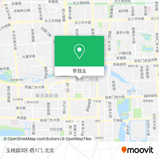 玉桃园3区-西1门地图