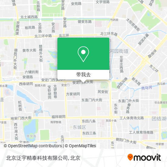 北京泛宇精泰科技有限公司地图