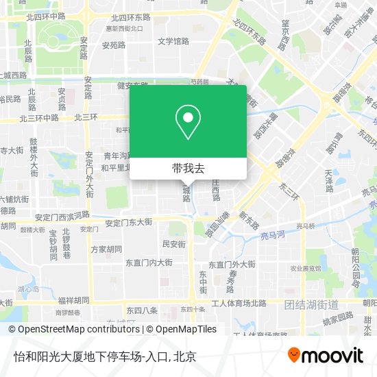 怡和阳光大厦地下停车场-入口地图