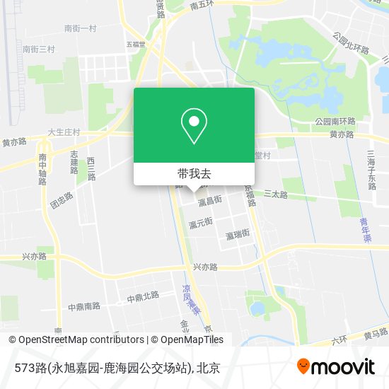 573路(永旭嘉园-鹿海园公交场站)地图