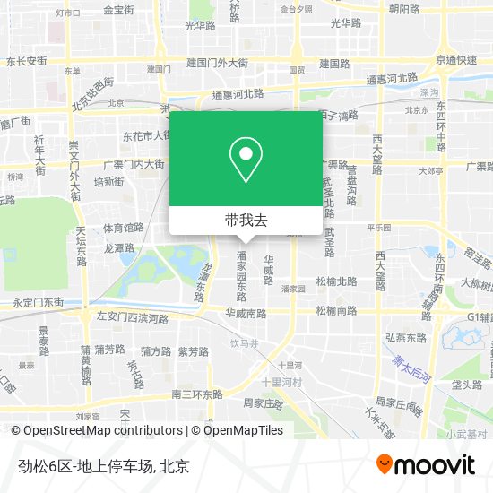 劲松6区-地上停车场地图