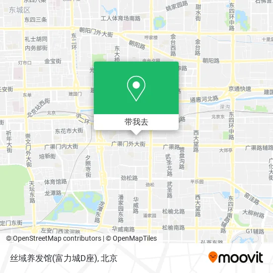 丝域养发馆(富力城D座)地图