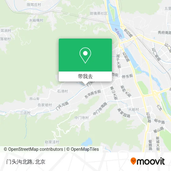 门头沟北路地图
