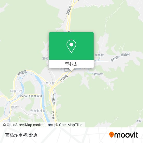 西杨坨南桥地图