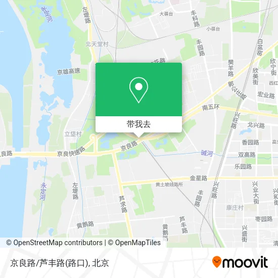 京良路/芦丰路(路口)地图