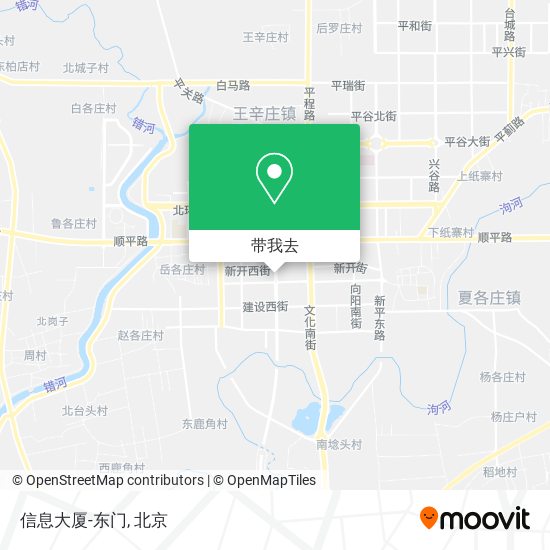 信息大厦-东门地图