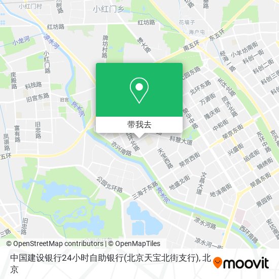 中国建设银行24小时自助银行(北京天宝北街支行)地图