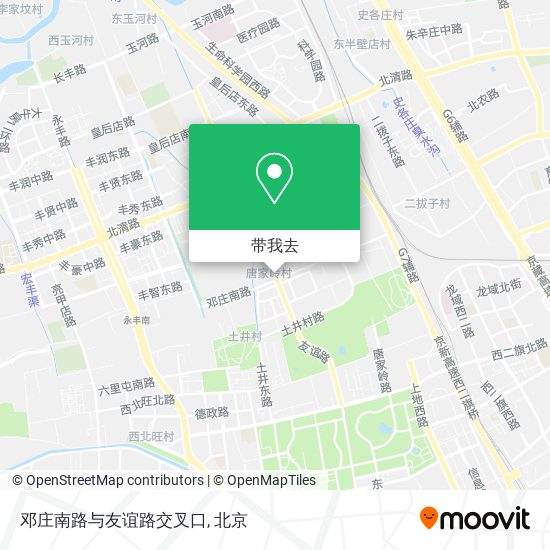 邓庄南路与友谊路交叉口地图