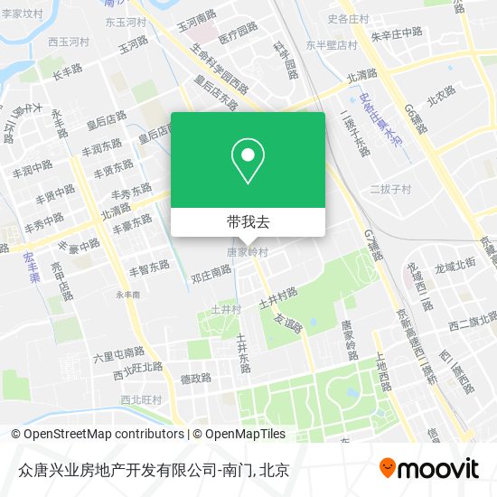 众唐兴业房地产开发有限公司-南门地图